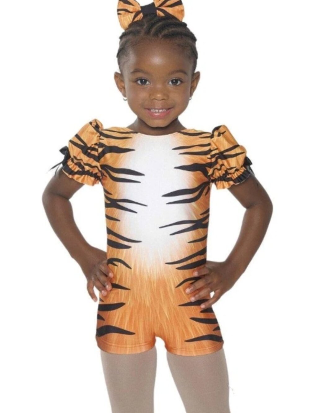 Hamilton Theatricals Tiger Biketard Gymnastics Acro Costume.